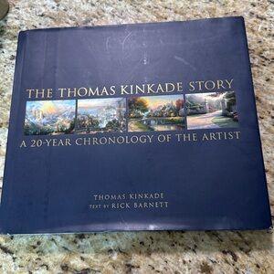 Vintage Thomas Kinkade Story A 20 Year Chronology Of The Artist Hardback Art